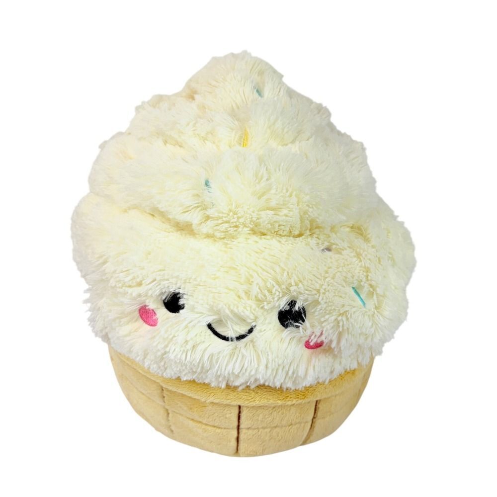Squishable Comfort Food Ice Cream Cone 15" Retired Vanilla Sprinkle Plush